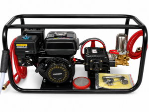 6.5HP 7HP Gasoline High Pressure Agricultural Power Sprayer Pump for Orchard and Farm  Portable Engine Driven Power Sprayer with Brass Plunger Pump 15-40kg/cm²  Professional Gasoline Power Sprayer ...
