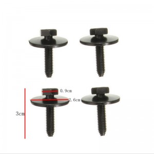 Auto parts wholesale car engine guard screw chassis fixing buckle combination mixed 40PCS