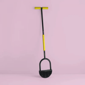 Detachable Half Moon Lawn Edger with Handle | Serrated Garden Border Trimming Tool
