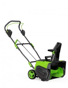 PowerSmart  Cordless Snow Blower with LED Light , Battery and Charger Included,Perfect for Driveway,Garden, Deck,Garage