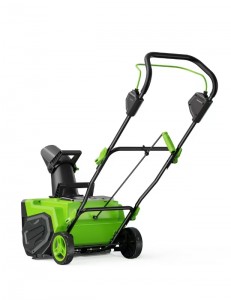 PowerSmart  Cordless Snow Blower with LED Light , Battery and Charger Included,Perfect for Driveway,Garden, Deck,Garage