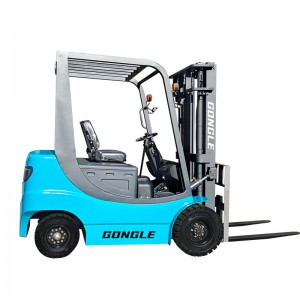 Four-wheel electric forklift manufacturer 2 tons 1.5 tons 3 tons push car seat type