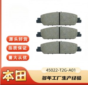 Front Brake Pads 45022-T2G-A01 for Honda Accord...